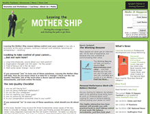 Tablet Screenshot of leavingthemothership.com